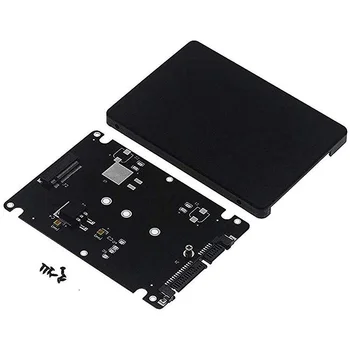 M. 2 NGFF за 2,5-инчов SATA SSD/MSATA за адаптер SATA (ключ B адаптер за PC M2 + M Тенис жак NGFF)