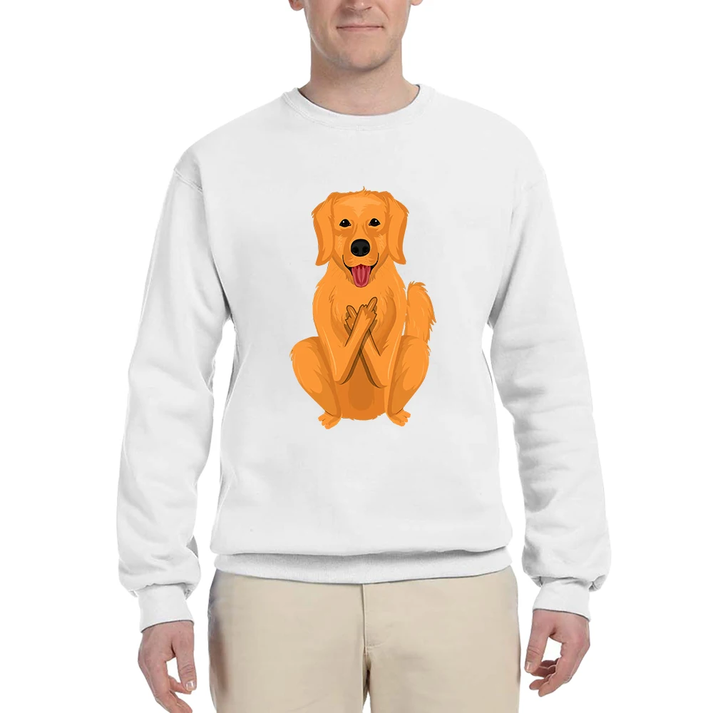 Hoody HX Animal Куче с принтом Немски овчарки, пуловер със среден пръст, върхове, градинска дрехи, Модни ежедневни ризи, мъжки дрехи