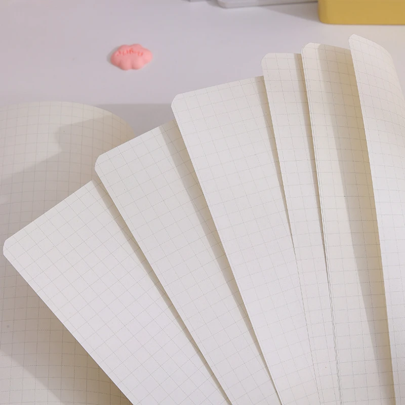 Висок клас Тетрадка с квадратна каишка от изкуствена кожа, Вътрешна страница с удебелени мрежа, записная е книга за студенти, Училищни канцеларски материали