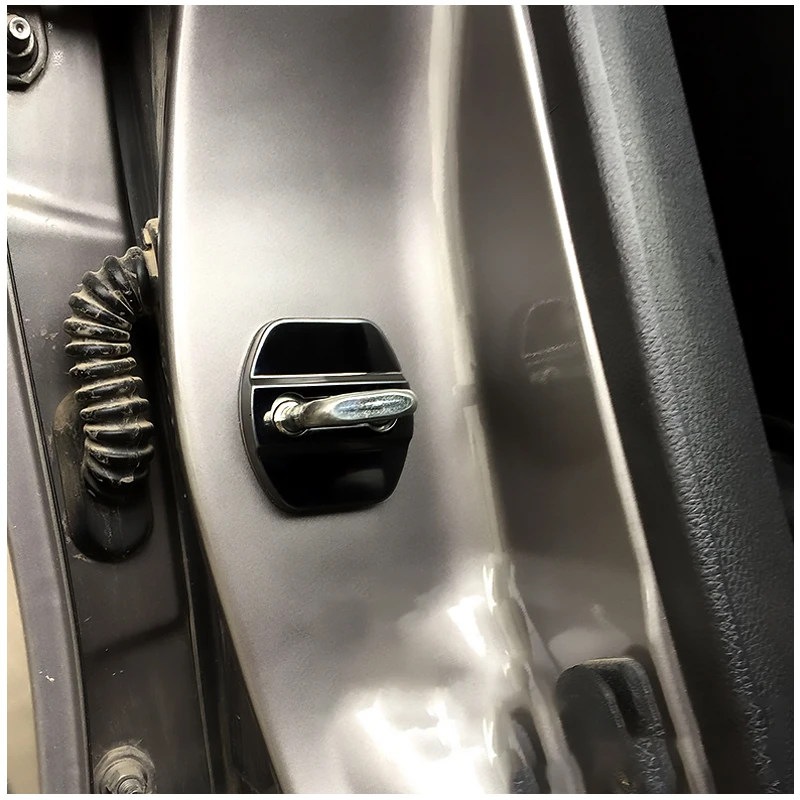 LENTAI Auto Motor Автоматично Заключване на вратите Протектор Стопорная Покриване на Етикети За Полагане на Nissan Rogue X-trail T32 Altima 2007-2017 Аксесоари