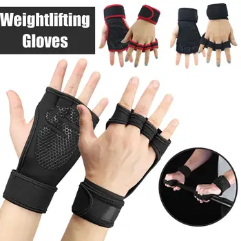 1 чифт ръкавици за практикуване на тренировките с тежести За мъже и жени, за фитнес, бодибилдинг, гимнастика, Защита за ръцете и китките в салона G E0q2