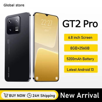 2023 Глобалната версия на GT2 Pro Мобилни Телефони са оригинални Мобилни Телефони Смартфон Android13 6,8-инчов Мобилен телефон celulares WIFI 8 gb 256 gb