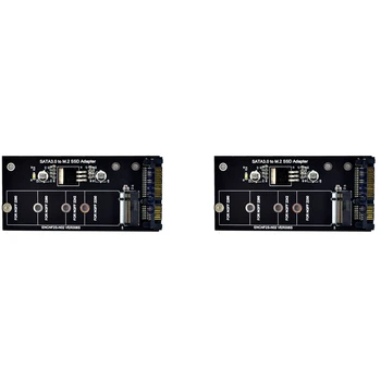 2X M2 NGFF SSD SATA 3,0 2,5 