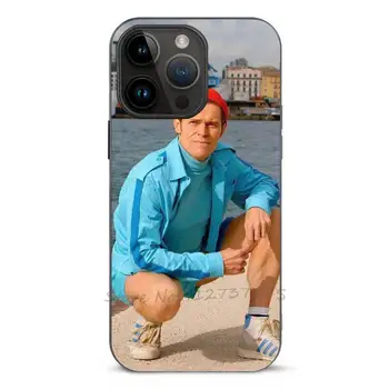 Drippy Калъф За Телефон Dafoe За Apple Iphone 14 13 12 11 Pro Mini Max Plus Xr 8 7 Калъф от Влакнеста Кожа Willem Dafoe Willem Dafoe