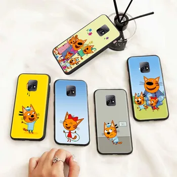 Kid E Cats Черен мек калъф за Xiaomi Poco M2 M3 M4 M5 X4 C3 C40 F2 Pro