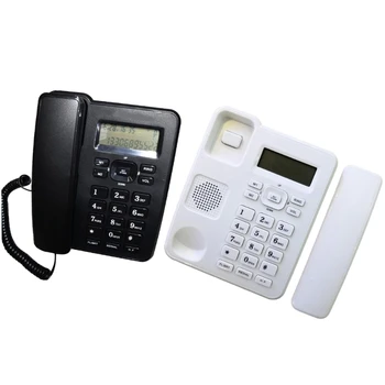 KX-6001CID Настолен телефон Хотелски/офис /домашен Стационарен телефон на дисплея на повикващия Не е необходимо функцията на батерията Голям совалка