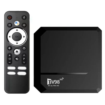 Smart TV Box 2.4/5G с двойно Wi-Fi, 3D мултимедиен плейър, за домашно кино, TV-конзола, штепсельная вилица ЕС, трайни