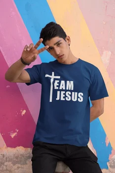 TEAM JESUS - CHRISTIAN - Тениски мъжки, женски и детски размер