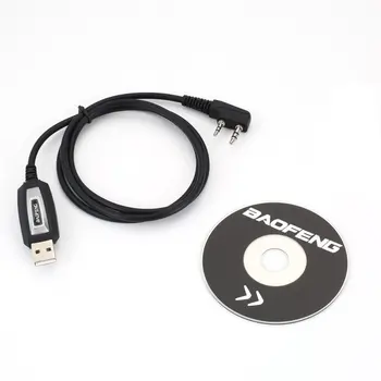 USB Кабел за програмиране/кабел, CD-драйвери за преносим радиоприемник Baofeng Uv-5R/Bf-888S USB кабел за програмиране