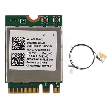 Безжична Мрежова карта RTL8822BE 802.11 AC 2,4 G/5 Ghz WiFi Bluetooth 4,1 NGFF Безжичен Адаптер M. 2 WIFI КАРТА