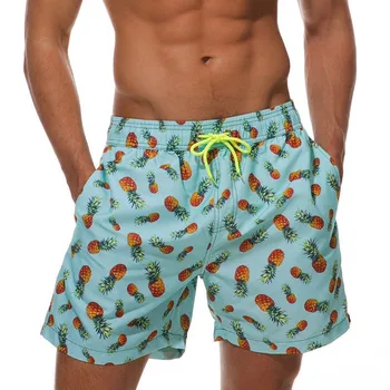 Быстросохнущий Летен мъжки бански, Плажни плажни шорти, къси Панталони Мъжки бански Мъжки Спортни дрехи Плажно облекло за фитнес Плюс размер