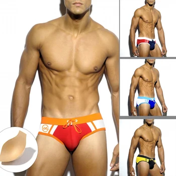 Европейските и американските летни секси триъгълни мъжки бански, модни бански костюми, мъжки бикини, мъжко плажна бельо