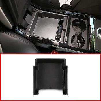 За Range Rover Evoque 2019-2020 година на издаване Кутия за съхранение на Централната конзола на Автомобила Тава за телефон Аксесоари