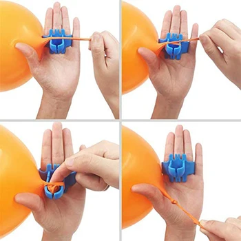 инструмент за връзване на балони с дължина 6,5 см, Аксесоар за връзване на възли, ускоряющий връзването на възли на Електрически воздуходувным устройство златната топка Dot Лесно Knot Device