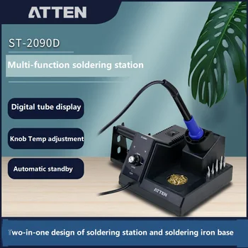 Керамичен нагревател ATTEN мощност 80 W ST-2090D, интелигентен, богат на функции поялната станция с постоянна температура