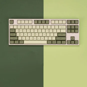 Клавиатура Бутон на Клавиатурата Механизъм за Приготвяне на Зелен чай Мача 124 XDA profile боядисват sub key Cover е Съвместим с cherry MX GK61 64 84 96