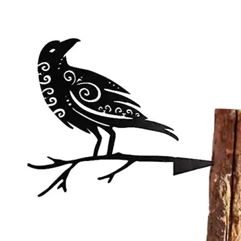 Колибри Метална художествена украса във формата на птици Силует Желязо Градински Орнамент устойчив на атмосферни влияния Фигурки на птици на открито Уникален подарък