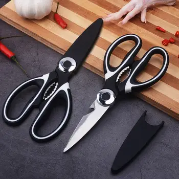 Многофункционални ножици Panda Кухненски домакински ножици за пилешки кости от неръждаема стомана
