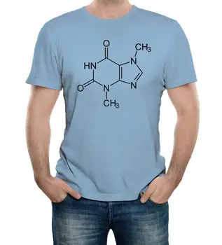 Мъжка тениска с молекулата на шоколад, Сладки Candy Love Смешни Science Chemistry Eat