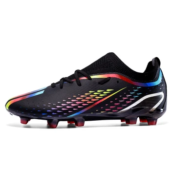 Мъжки футболни обувки с шипове женски футболни обувки за по-големите момчета, футболни обувки за трева, детски футболни обувки, 35-45