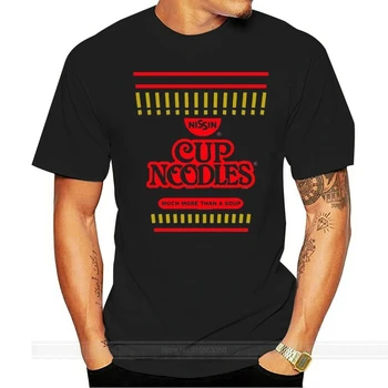 Нова забавна тениска Nissin Cup Noodles Cup с графичен дизайн, всички размери, младежта мъжки облегающая тениска за младежи и възрастни, S-xxl