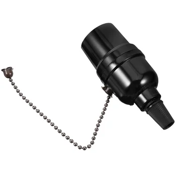 Основата на притежателя на лампи с плъзгаща розетка от Подмяна на лампа На тавана Държач за крушката на веригата Светкавица