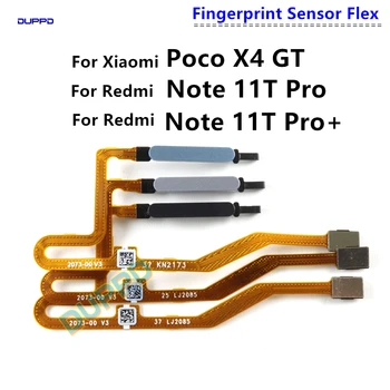 Отпечатък от пръст Начало Бутонът за Захранване Сензор за Пръстови Отпечатъци Гъвкав Кабел За Xiaomi Poco X4 GT За Redmi Note 11T Pro Plus Pro +