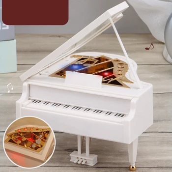 Пианото от ABS-пластмаса с ефект на мека музика, Деликатен Подарък за любителите на музиката Colorfast