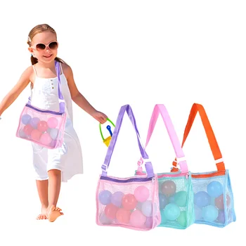 Плажни Играчки на Окото Плажни Чанти, Детски Чанти за съхранение на Миди Плажни Играчки с пясък Чанти-миди аксесоари за плаване (само чанти, комплект от 3)