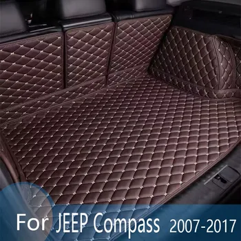 Подложка в багажника на колата за JEEP Compass 2007-2017 08 09 10 11 12 13 14 15 16 Индивидуални Автомобилни Аксесоари за оформление на интериора на автомобила