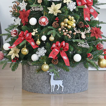 Пола във вид на елхи, Коледни Коледна украса за дома, Мека корица за Коледната елха, Пола, под формата на елхи, декорация за дома партита