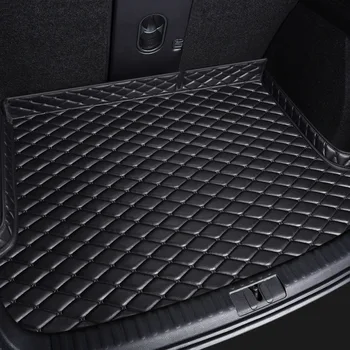 Постелки за багажник на кола от изкуствена кожа по поръчка за Toyota Highlander 2022 2015-2021 2009-2014 Детайли на интериора автоаксесоари килим