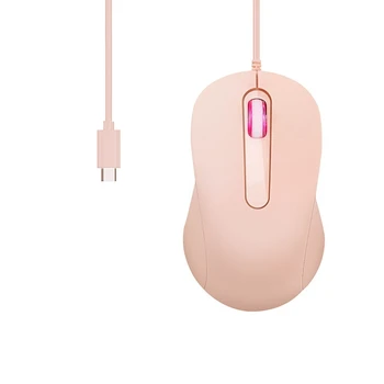 Стилна мишка Type C, ергономична мишка, USB, C, 3 бутона 1000 точки на инч за преносими КОМПЮТРИ Type C.