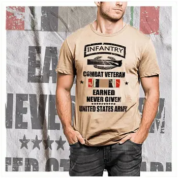 Тениска армейского опит като marine американските, боец-експерт опит като marine американските, който получи икона 