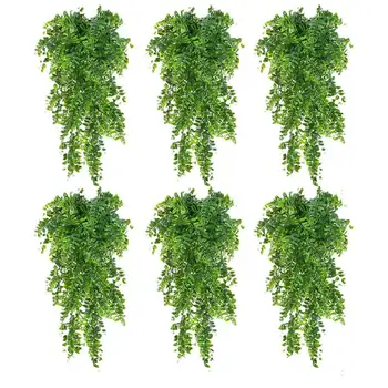 Фалшиви лозя Изкуствено растение Зелен бръшлян Фалшиви листата на Растението-венец на Изкуствени цветя за сватбената парти Украса на градината у дома хол