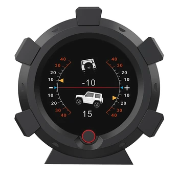 Централният дисплей X95 HUD GPS, дисплей скоростта на автомобила, инклинометр, Гъвкав, лесен за използване