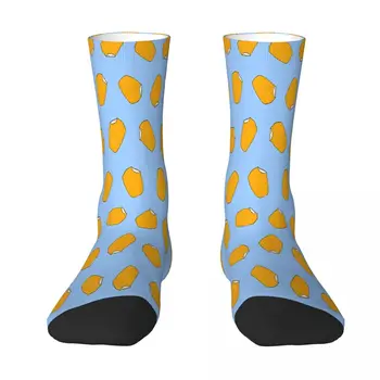 Чорапи с шарени пилета наггетсов, мъжки, Дамски чорапи от полиестер, адаптивни забавни
