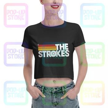 Юлиан Касабланкас, Фабрицио Морети, рок-група The Strokes, женски съкратен топ, тениски, ежедневни дамски риза